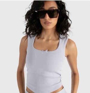 NWT! Matt & Nat, Lyn Square Sunglasses Brown Tortoise/Green Tonal Lens